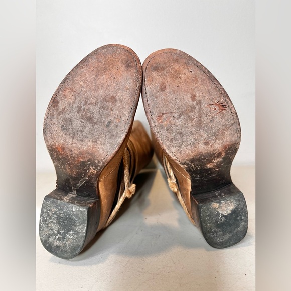 Freebird By Steven Women’s Drove Sz 6 Leather Distressed Brown Boots Western - Picture 9 of 9